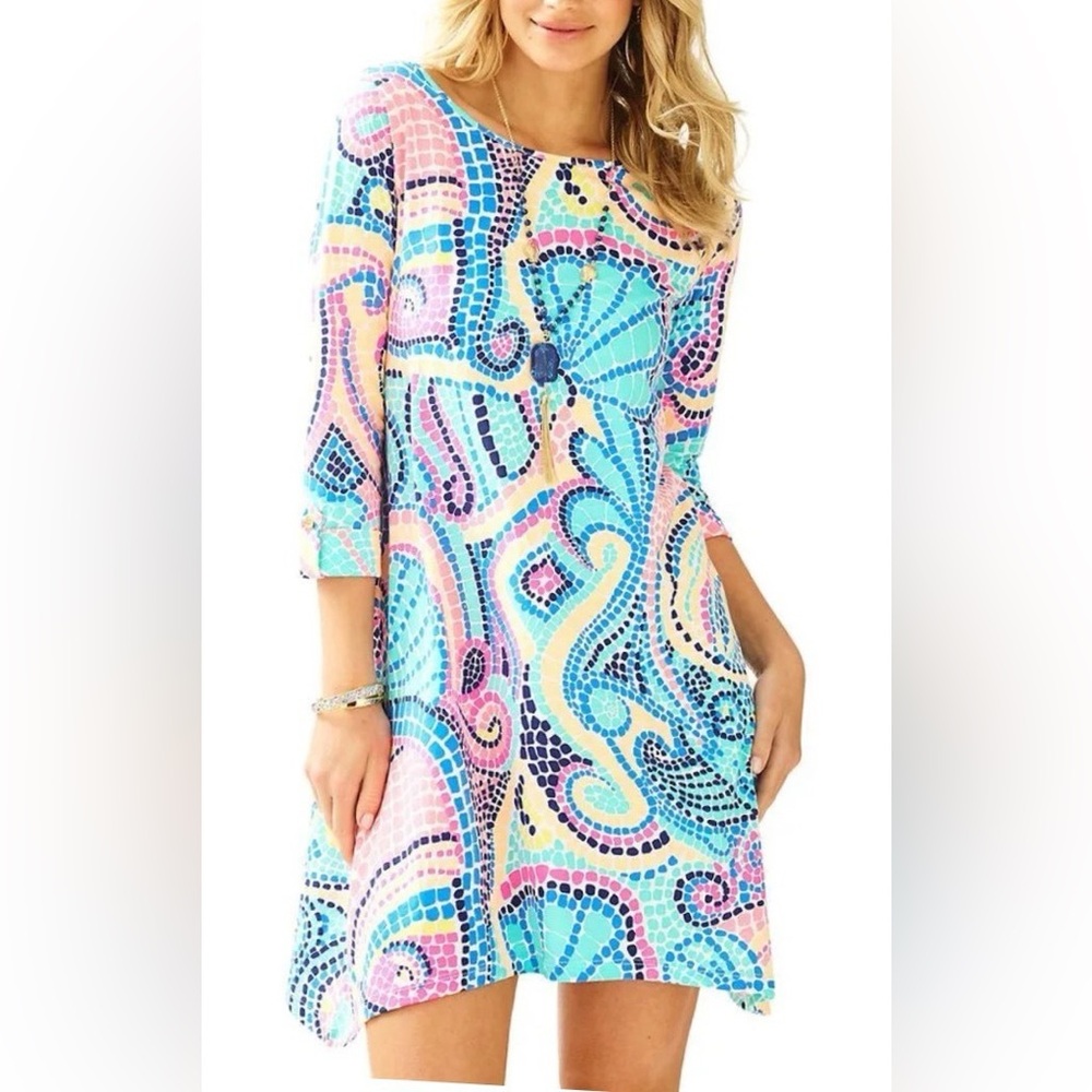 Lilly Pulitzer 100% Pima Cotton Edna Swing Dress